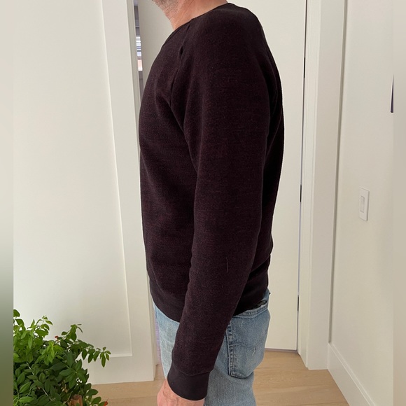 J. LINDEBERG 100% Cotton Sweatshirt Made Portugal Marled Crew Neck - Picture 3 of 12